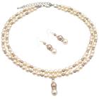 Mother's Day Gift Ivory Pearls Double Stranded Jewelry
