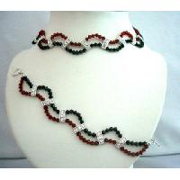 Genuine Crystals Handcrafted Custom Jewelry Necklace & Bracelet 