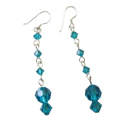 Marine Crystals Earrings Passionate Jewelry