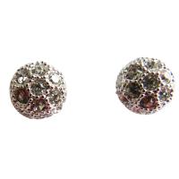 Cubic Zircon Embedded Stud Earrings 