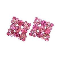 Favorite Pink Crystals Earring 