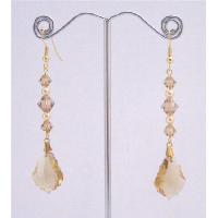 Lite Colorado Baroque Pendant Gold Pearls In Gold Hook Earrings