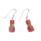 PADPARADSCHA Swarovski Crystal Sterling Silver Earrings AB PADPARADSCHA Crystal Chandelier