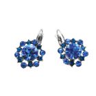 Aquamarine Crystals Sparkling Blue Earrings Exclusively Dress Earrings