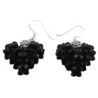 Jet Crystals Adorable Sparkling Accentuate Any Outfit Stunning Earring