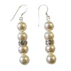 Ivory Pearls Fashion Jewelry Earrings Wedding Party Gift