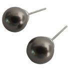 Make A Great Gift For Mom Brown Pearl Stud Earrings