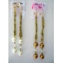 Vintage Weave Dangle in Swarovski Pearls & AB Crystals