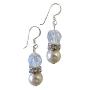Captivate Jewelry AB Crystals Ivory Pearls Bridesmaid Earring