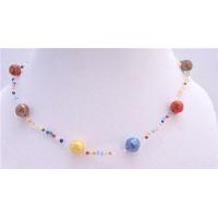Soothing Cool Mulicolored Big & Small Beads Summer Girls Necklace