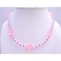 Diamond & Round Beads Necklace Simulated Girls Stretchable Necklace   