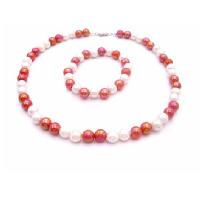 Return Gift Jewelry Under  Necklace & Bracelet Red & White Beads Jwelry
