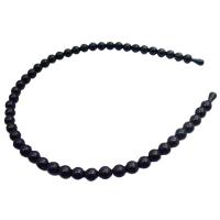 Black Headband Pearls Striking Headband