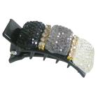 Fancy Trio Combination Of Black Grey White Shiny Hair Catcher