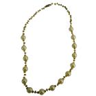 Girls Party Yellow Pearls Necklace
