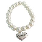 Wedding Gift Bridal Party Jewelry Flower Girl Bracelet Ivory Pearls