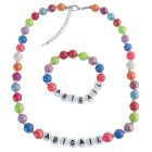 Toddler Infant Jewelry Personalized Necklace and Bracelet