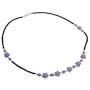 Lavender Amethyst Girl Necklace Affordable Inexpensive Dollar Necklace