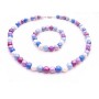 Girls Return Gift Multicolor Beads Necklace Stretchable Bracelet