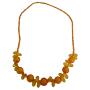 Saffron Orange Beads Small Girls Necklace