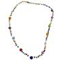 Multicolor Glass Beads Fancy Necklace Gift For Girls