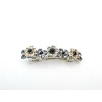 Black & Gold Shaded Flower Beautiful Gorgeous AFfordable Hair Clip
