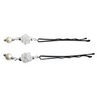 Bobby Pin Bridal Bridemaids Handmade Hair Pin Genuine Swarovski Clear Crystals Hair Pin