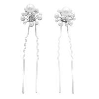 Prom Hair Accessories White Pearls Hair Pin For Wedding