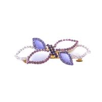 Amethyst Crystals Hair Barrette Trendy For Yourself Or Perfect Gift : crystals amethyst gift gift barrette
