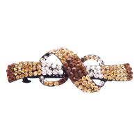 Stylish Illusory 8 Shaped Bow Barrette In Smoked Topaz :  stylish smoked barrette barrette topaz