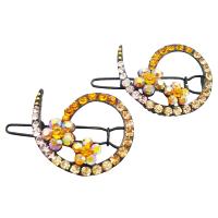 Wedding Hair Barrette Match With Gold Yellow Dress Inexpensive Clip :  wedding clip hair wedding barrette wedding wedding barrette