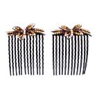 Fascinate Crystal Butterfly Hair Comb Hair Accessories Jewelry