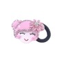 Hand Painted Hair Rubber Band Prom Hair Band Pink Metal Doll