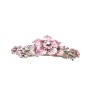 Affordable Cheap Rose Crystals Pink Enamel Flower Hair Barrette
