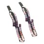 Cute Hair Pin For Parties with Dazzling Lite & Dark Amethyst Crystals