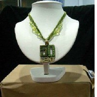 Exclusive Hip Hop New Pendant 50 Cents in Green Necklace