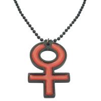 Hip Hop Jewelry Key Pendant Necklace w/ Black Chain Necklace 24 Inches