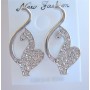 Classic Designed Sparkling Pierce Earrings To Your Heart