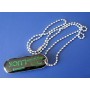 Click to View Larger Image (Hip Hop Roller Blades Dog Tag Pendant Quickies Ho Ley Davldson Lucky Necklace 24 inches long)