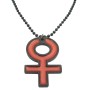 Hip Hop Jewelry Key Pendant Necklace w/ Black Chain Necklace 24 Inches