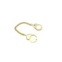 Handcuff Bracelet Striking Gold Bracelet Thick Chained Hand Cuff