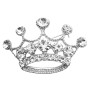 Glamorous Crown Brooch Fully Diamante Crown Brooch