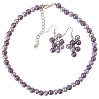 Lilac And Victorian Lilac Necklace Set Bridal Bridemaids Wedding Jewelry Set Affordable Under  Jewelry Set