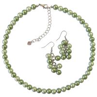 Its Color Combo Of Honeydew And Green color Exclusively Wedding Jewelry Set Affordable Under  Jewelry Set