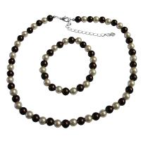 Necklace & Bracelet Flower Girl Jewelry Wedding Bridemaids Under  Cheap Wedding Jewelry Set With High Excellent Quality Brown & Ivory COmbo Jewelry