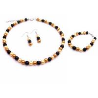 Handcrafted Flower Girl All Occassion Jewelry In Trio Color Complete Set