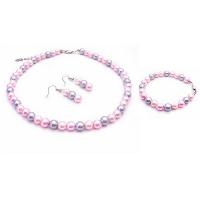 Choose Your Wedding Prom Jewelry Dashing Pink Combo Necklace Set