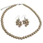 Formal Bronze Faux Pearl Bridesmaid Jewelry At Reasonable Price
