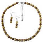 Wedding Latte Dress Jewelry Pearls Latte Pearls and Yellow Pearl Necklace Unbeatable Inexpensive Jewelry