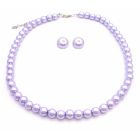 Lavender Jewelry Handmade All Customize Wedding Jewelry Lilac Necklace Set